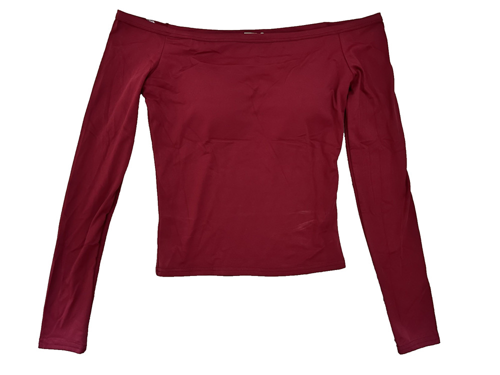 Womens Lizette Collection Size Small Off Shoulder Red New with Tags Long Sleeve